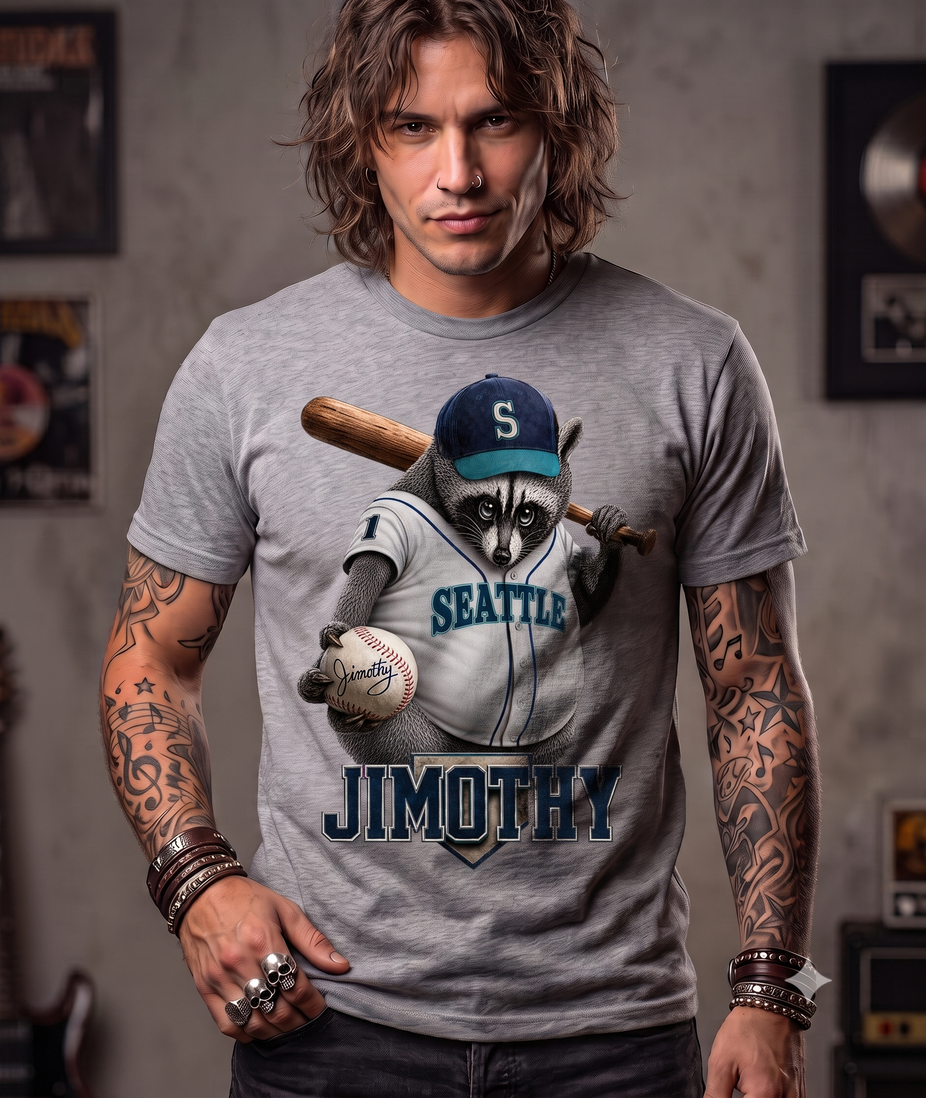 Jimothy Rodriguez (J-Rac) Knocks It Out of the Park: Short-Sleeve T-Shirt