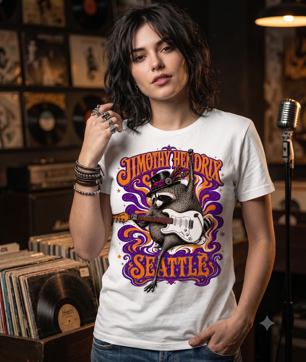 Jimothy Hendrix Short Sleeve T-Shirt